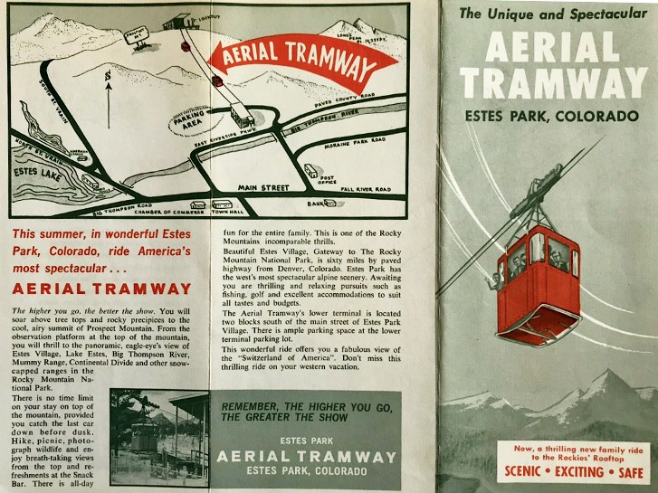 Aerial Tramway pamphlet circa 1960